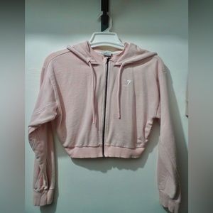 Gymshark cropped zip hoodie